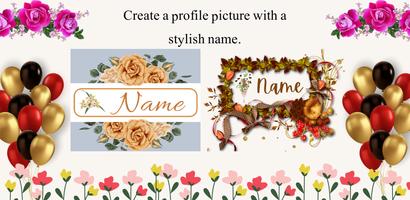 Name Art DP Maker 2023 โปสเตอร์