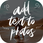 Voeg tekst toe aan foto's-icoon