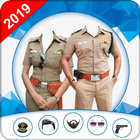 Men Police Suit Photo Editor آئیکن