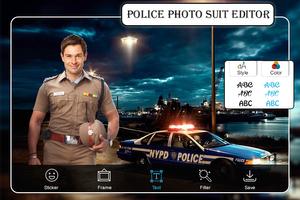 Men Police Suit Photo Editor ảnh chụp màn hình 3