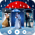 Rainy Photo Video Movie Maker 圖標