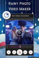 Rainy Photo Video Movie Maker 截圖 1