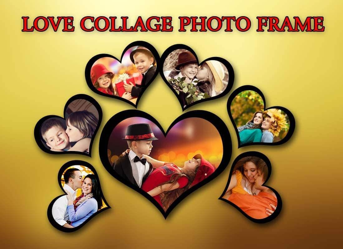 Love collage photo frames