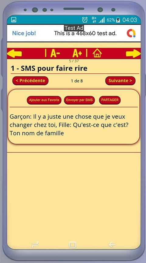 Changer son sms android