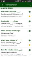 Phrasebook Française capture d'écran 2