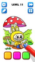 Labubu coloring Drawing スクリーンショット 1