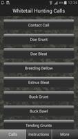 Whitetail Hunting Calls poster