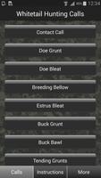 Whitetail Hunting Calls الملصق