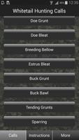 Whitetail Hunting Calls تصوير الشاشة 1