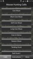 Moose Hunting Calls الملصق