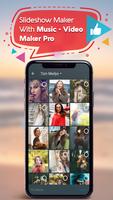 帶有音樂的幻燈片製作器-Video Maker Pro 海報