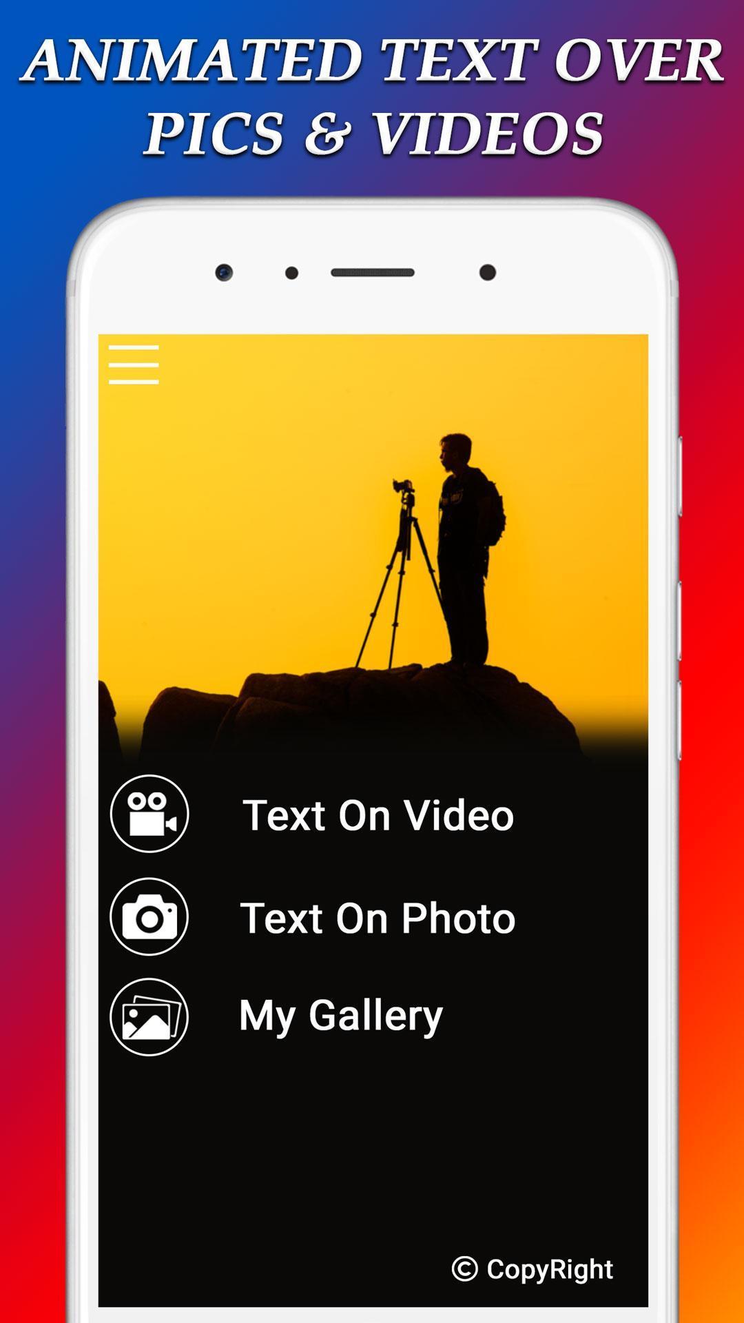 Text On Video APK for Android Download Text On Video APK for Android Download