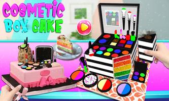 Cosmetic Box Cake Maker 3D! Maquillage Gâteau Affiche
