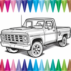 Pickup Truck Coloring Book icône