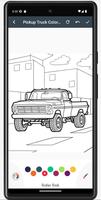 Pickup Truck Coloring Book Affiche