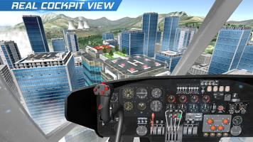 Helicopter Flight Pilot اسکرین شاٹ 1
