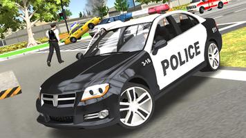 Police Car Chase Cop Simulator Affiche