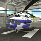 Police Helicopter Flying ikona