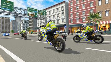 Police Motorbike Simulator 3D ảnh chụp màn hình 1