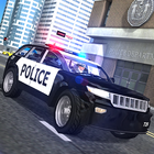 City Police Car Driving icône
