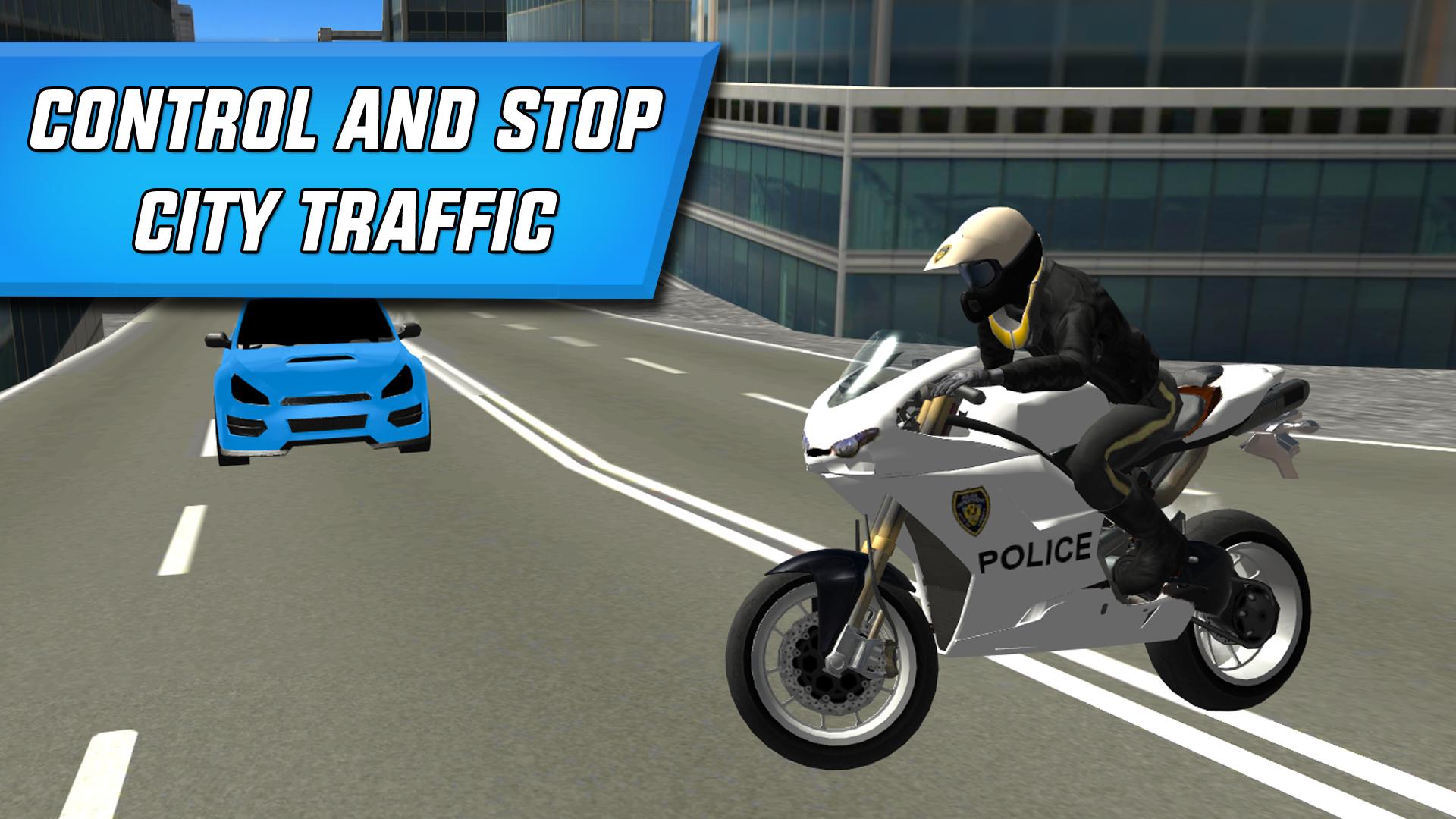 police car driving motorbike apk