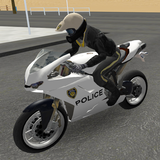 Police Motorbike Road Rider icône