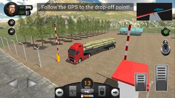 Real Truck Driving Simulator स्क्रीनशॉट 2