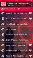 Greatest Love Poems Forever captura de pantalla 1