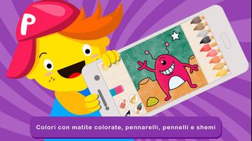 Poster Libro da colorare PicPen:Gioco educativo per bimbi