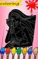 Princess Coloring Book👸🎨 Affiche