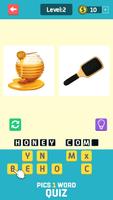 2 Pics 1 Word Quiz - Pics Mix Puzzles plakat