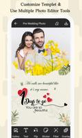 برنامه‌نما Pre Wedding Photo Editor عکس از صفحه