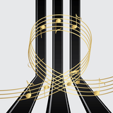 Notes and Piano أيقونة