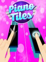 Pink Piano Tiles Affiche
