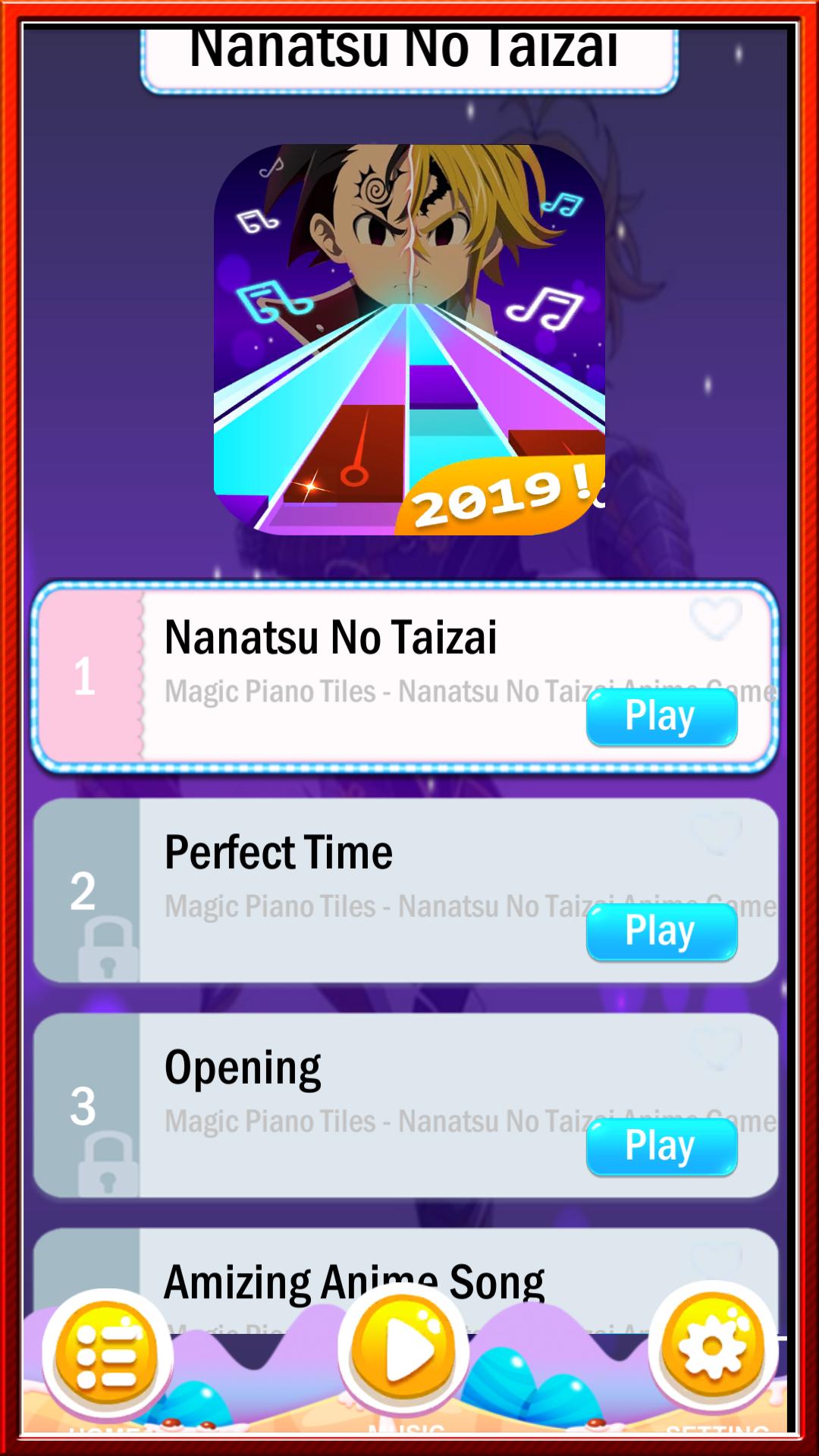 Magic Piano Nanatsu No Taizai's Anime Game APK للاندرويد تنزيل