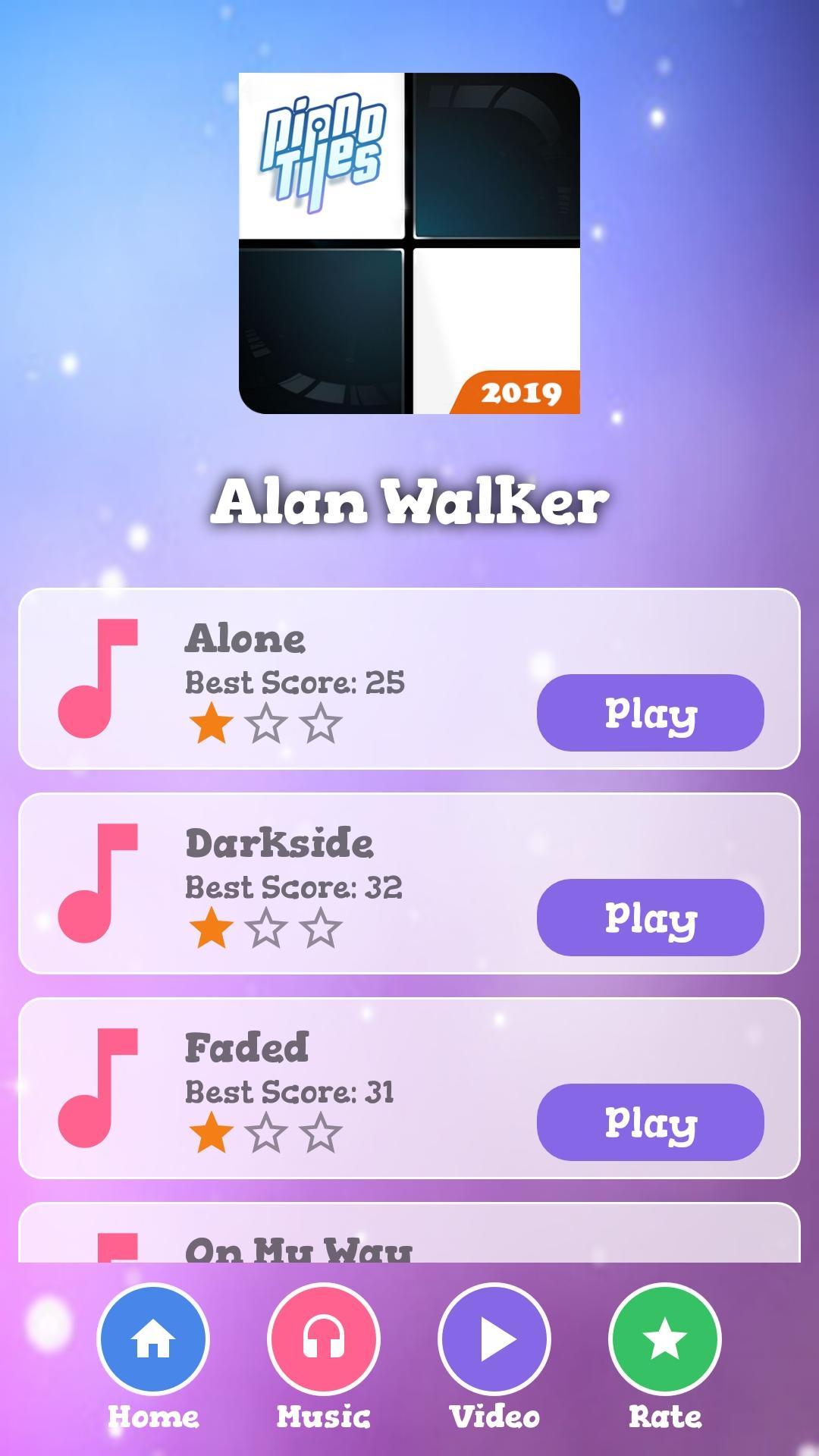 On My Way Alan Walker Piano Tiles Game For Android Apk Download