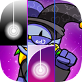 FNF Jevil Mod Friday Night Funkin' Piano Tiles