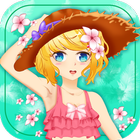 Anime dress up game آئیکن