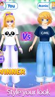 Anime dress up game پوسٹر
