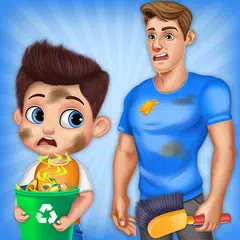 Daddy’s Helper Fun - Messy Room Cleanup APK download