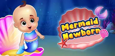 Newborn mermaid care game