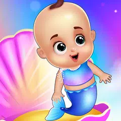 Newborn mermaid baby care game APK download