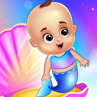 Newborn mermaid baby care game simgesi