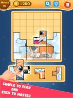 Jigsaw Shape Piece Puzzle - Brain game plakat