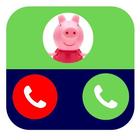 Pig fake Call Prank Pepp ikon