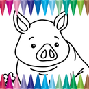 Kawaii Pig Coloring Book APK