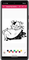 Kawaii Pig Coloring Book capture d'écran 3