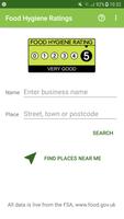 Food Hygiene Ratings الملصق