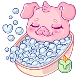 PIG Stickers Funny WASticker