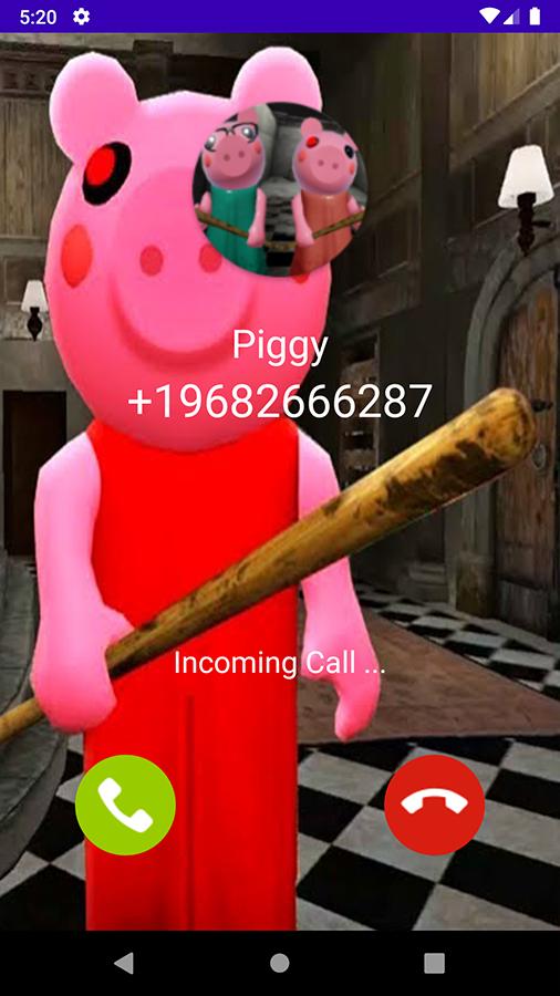 Piggy Fake Call Chat Simulation For Android Apk Download - fake roblox piggy games